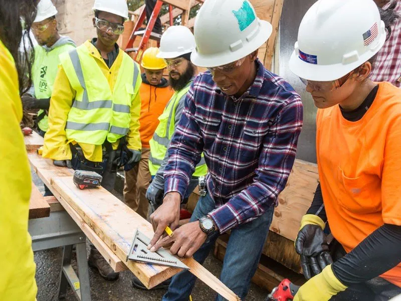 Construction training and hands-on learning